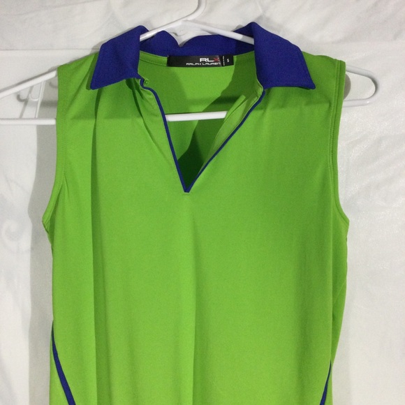 RLX Ralph Lauren Golf Collar Sleeveless Tank Polo - Picture 4 of 12